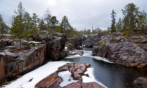 Der alte Wasserlauf des Storforsen